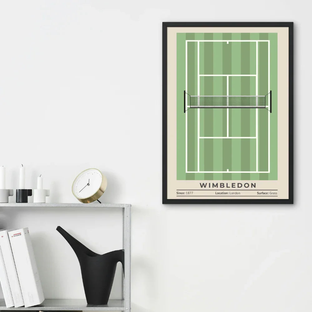 Wimbledon Tennis Court Print